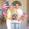 4th of July Decoration Wood Door Wall Signs, Wooden Mason Jar Wreaths Front Door